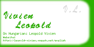 vivien leopold business card